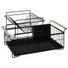 Égouttoir 2 niveaux en métal Blackwood - Noir- 5five