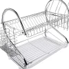 Égouttoir À Vaisselle 2 Niveaux gris