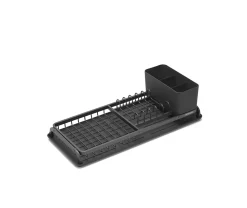 Égouttoir à vaisselle compact en aluminium Brabantia SinkSide anthracite