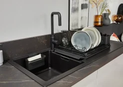 Égouttoir à vaisselle en aluminium Brabantia SinkSide anthracite