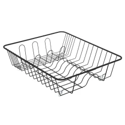 égouttoir à Vaisselle Métal "Drainer" 39x34cm Noir