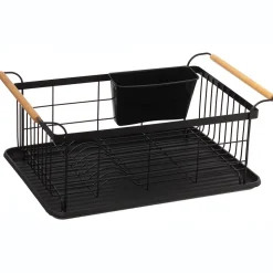 Égouttoir fer avec plateau Noir BlackWood - 5Five