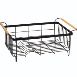 Égouttoir fer avec plateau Noir BlackWood - 5Five