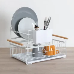 Égouttoir Naturéo en acier 48x29cm - Blanc- 5five