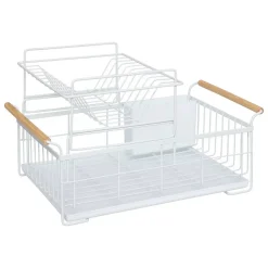 Égouttoir Naturéo en acier 48x29cm - Blanc- 5five