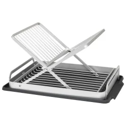 Égouttoir pliable gris 44x31cm - Gris- 5five