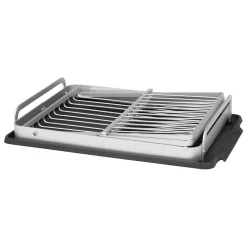 Égouttoir pliable gris 44x31cm - Gris- 5five