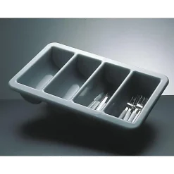 Grand Range-Couverts 4 compartiments GN 1/1 - Gris