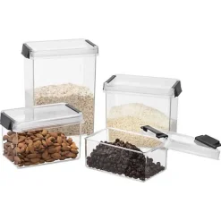 Grande boîte de rangement cuisine empilable 2,6 litres