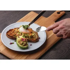 Grande planche carrée en chêne 350 x 260 x 15 mm manche 110 mm - Olympia