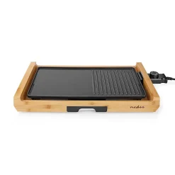 Gril de table - 6 personnes - 4 réglages de chaleur Nedis FCBG100FBK43