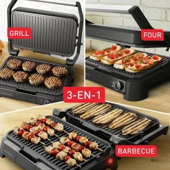 Gril 3-en-1 XL 2000W Surface 800 cm²