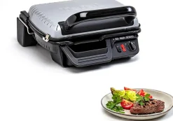 Gril Électrique 2000W Double Position Noir