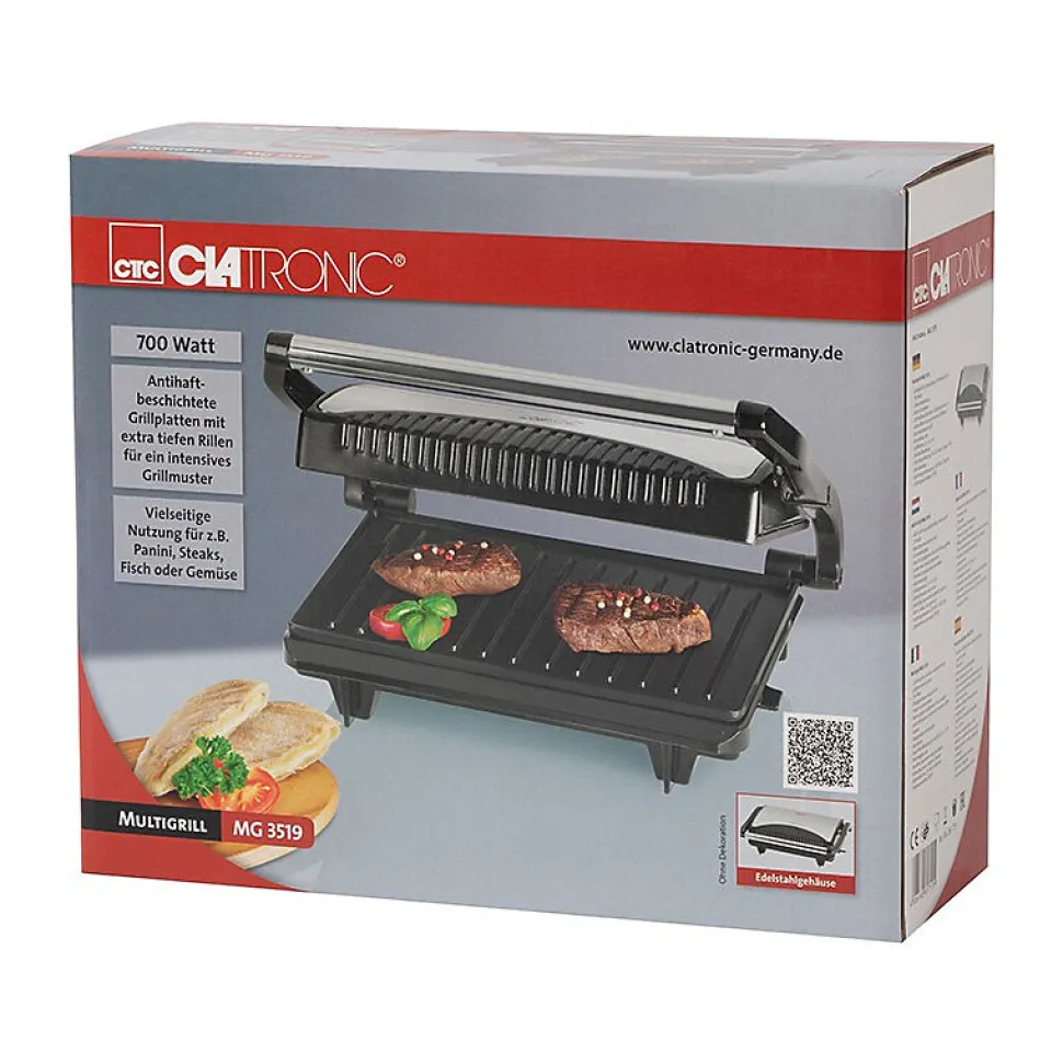 Gril multifonction Clatronic MG 3519 Noir