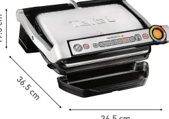 Gril OptiGrill+ Inox 2000W 6 Programmes Auto