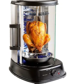 GRIL VERTICAL pour VOLAILLE VIANDE KEBAB Brochettes 1500W LIVOO