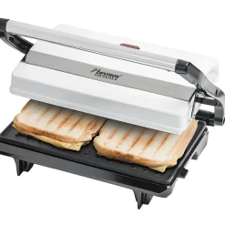 Gril viande et panini 700w blanc Bestron APM123W viva italia