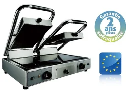 Grill à panini vitrocéramique - Double - Sofraca