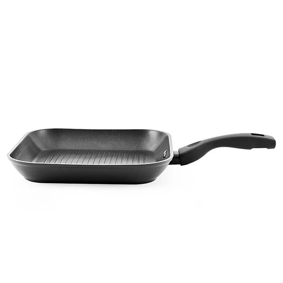 Grill Aluminium Forgé Anti Adhésif Tfi 28cm Noa Kitchencook