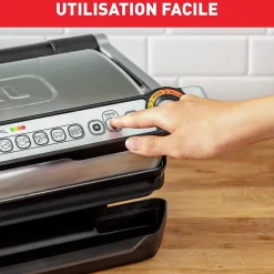 Grill Intelligent Inox/Noir 2000W 9 Programmes