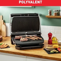 Grill Intelligent Inox/Noir 2000W 9 Programmes