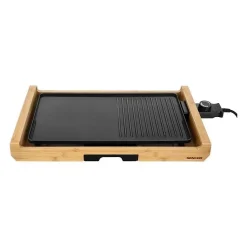 Grill électrique - SENCOR - SBG 206BK - 1800 W - Noir / Bambour