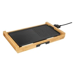 Grill électrique - SENCOR - SBG 206BK - 1800 W - Noir / Bambour