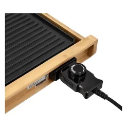 Grill électrique - SENCOR - SBG 206BK - 1800 W - Noir / Bambour