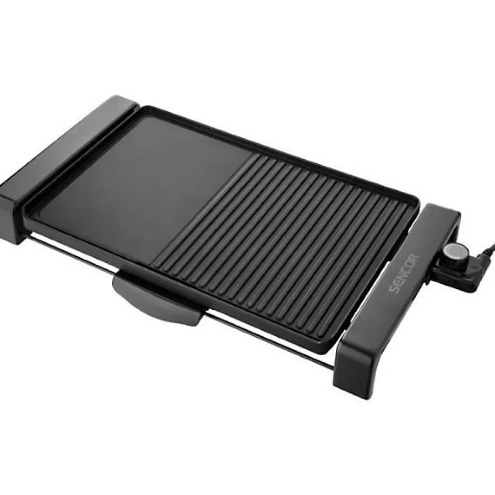 Grill Électrique - SENCOR - SBG 106 BK - 2300 Watt - Plaques Anti-adhésives - Noir