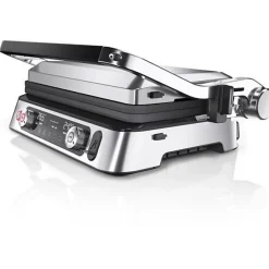Grill multifonctions - BRAUN - Multi Grill 9 Pro - 2200 W - 3 positions de chauffe - Noir / Acier