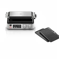 Grill multifonctions - BRAUN - Multi Grill 7 - 2000 W - 3 positions de chauffe - Noir/Acier