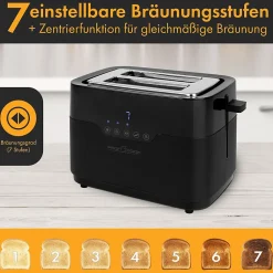 Grill pain avec écran tactile Proficook PC-TA1244