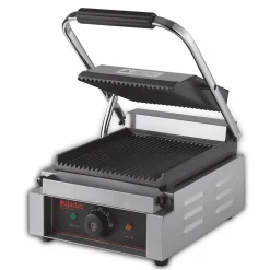 Grill Panini Plaques en Fonte Rainurées 220 x 230 mm - Pujadas