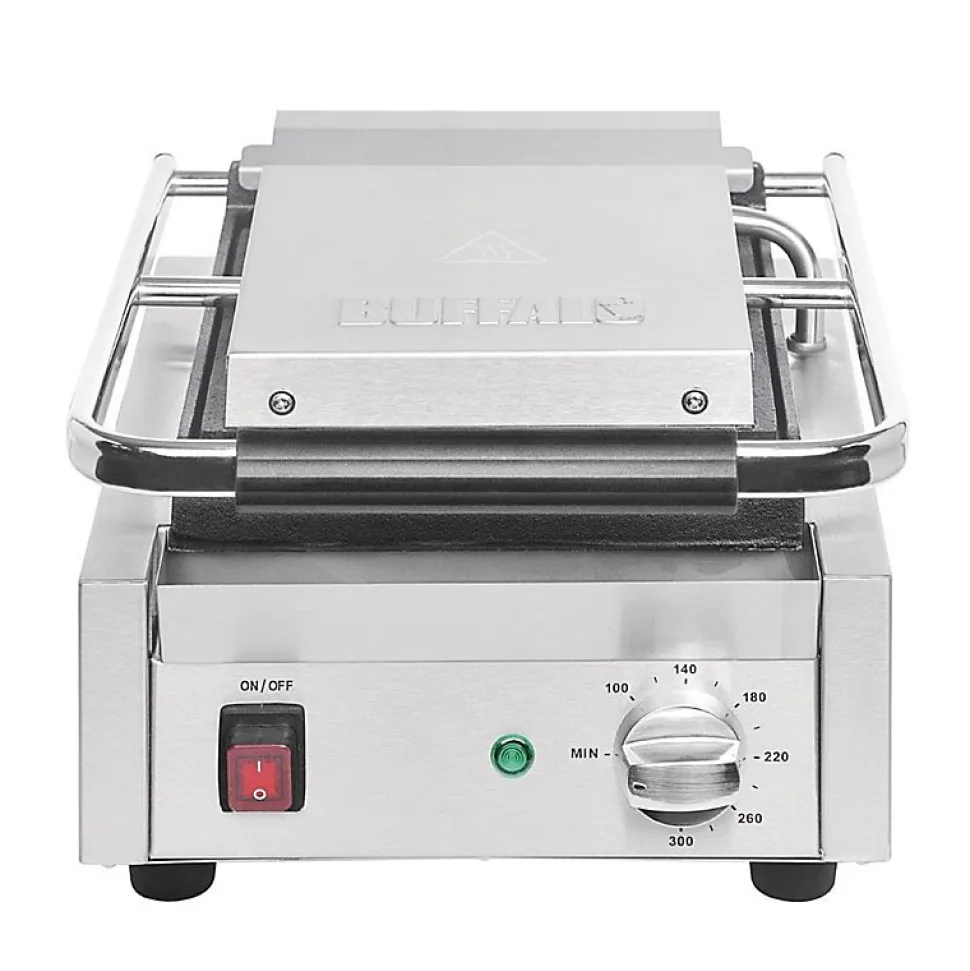 Grill Panini Professionnel Simple Lisse - 290 x 395 mm Bistro - Buffalo