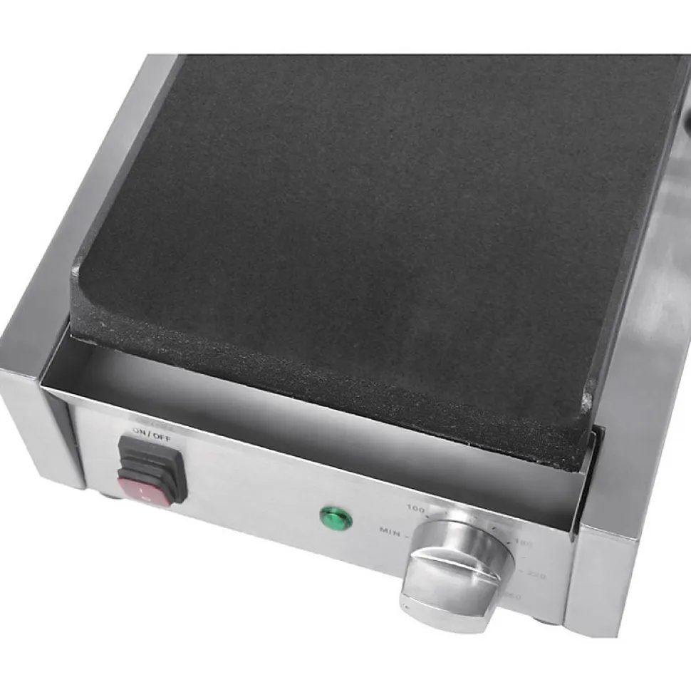 Grill Panini Professionnel Simple Lisse - 290 x 395 mm Bistro - Buffalo
