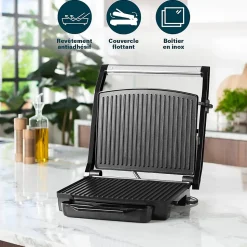 Grill Princess 2000W Plaques Fixes Noir