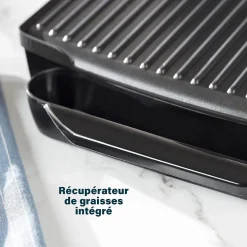Grill Princess 2000W Plaques Fixes Noir