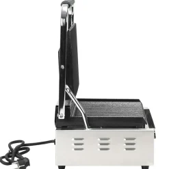 Grill rainuré pour panini 2200 W 43x30,5x20 cm