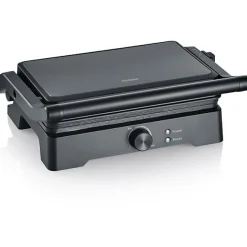 Grill SEVERIN - KG2391 - Surface de cuisson 28x17cm - Ouverture 180C - 1800W