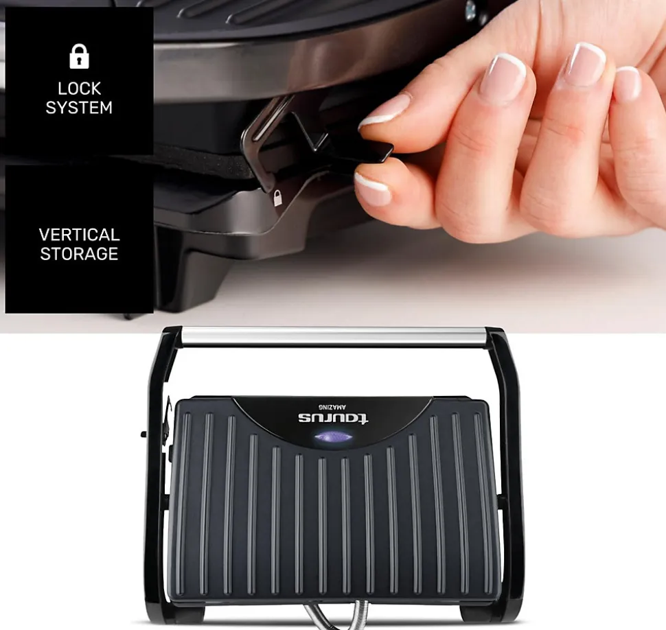 Grill TAURUS 700W Compact Antidérapant