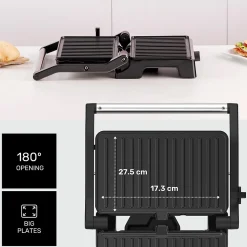 Grill TAURUS 1500W Plaques Carrées 180