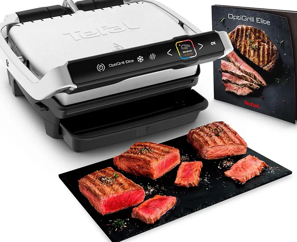 Grill Tefal OptiGrill Elite 2000W Métal