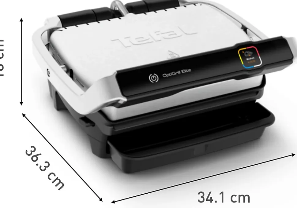 Grill Tefal OptiGrill Elite 2000W Métal