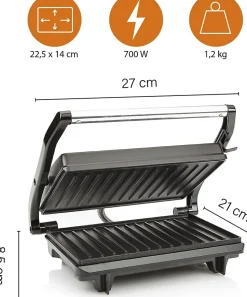 Grill Tristar 700W Plaques Fixes Inox
