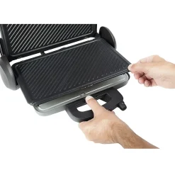 Grill viande et panini 1800w Bestron ACG380 viva italia