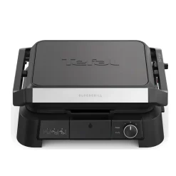 Grill viande 2000w 600cm2 noir Tefal GC5108E0 supergrill