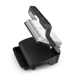 Grill viande 2000w inox/noir Tefal GC750D12 optigrill elite