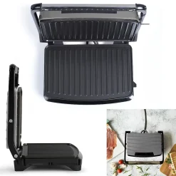 Grill viandes et panini 750w gris/noir - doc232g - livoo DOC232G