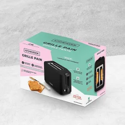 Grille Pain 2 Fentes Et Tiroir Ramasse Miettes Toasteo Kitchencook