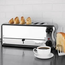 Grille Pain Professionnel - 6 Fentes Blanc - Rowlett Esprit